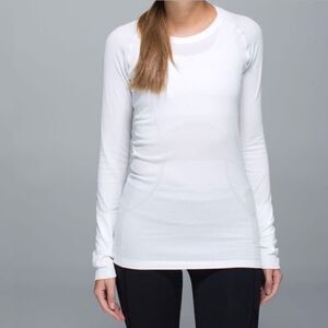 Lululemon Swiftly Tech Long Sleeve Shirt White